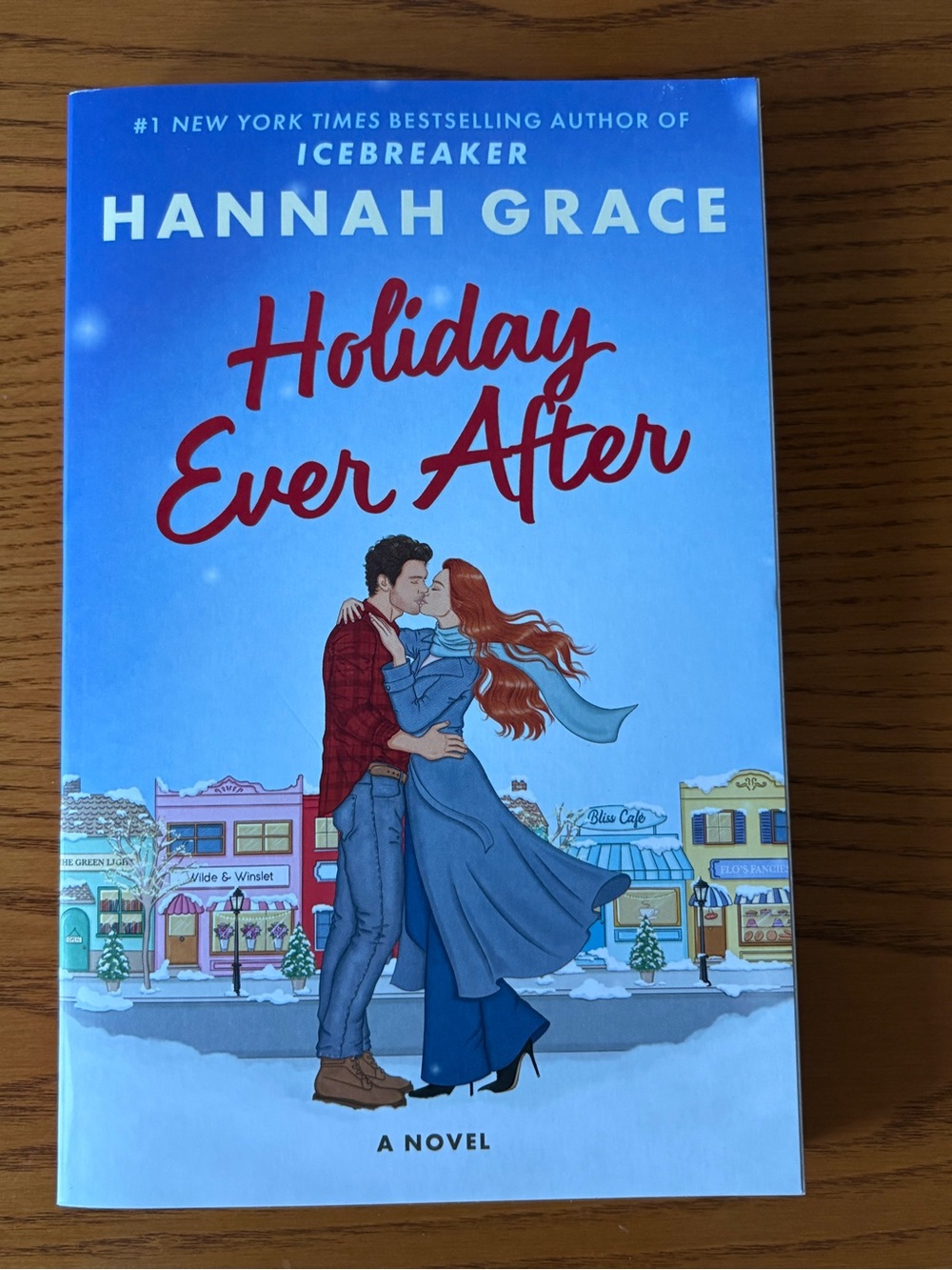 Hannah Grace Holiday Ever After — Blue Cover with Red Title